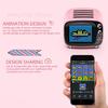 6W Wireless bluetooth Retro TV Speaker Smart Portable Speaker Mini Stereo Alarm Clock Subwoofer Music Player LCD TF Card