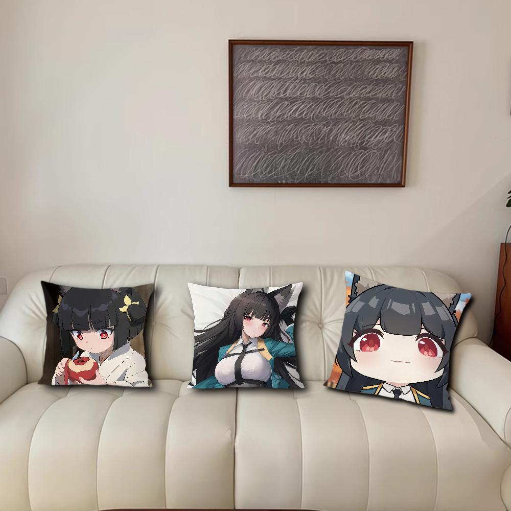 Hoshimi Miyabi Zenless Zone Zero Cute For Bedroom Car Coffee Shop Room Soft and Living Room Sofa Decorative Pillow Cover Case