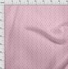 oneOone Cotton Cambric Light Pink Fabric Animal  Quilting Supplies Print Sewing Fabric By The Yard 42 Inch