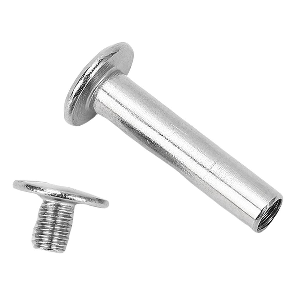 50 Set Flat Round Head Rivet M3.5 4.5x20x9mm Stainless Steel Binding Post Screws Set for