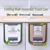 Foldable Wall-Mounted Kitchen Trash Can - Large, No Bend, Easy Clean, Hanging Design
