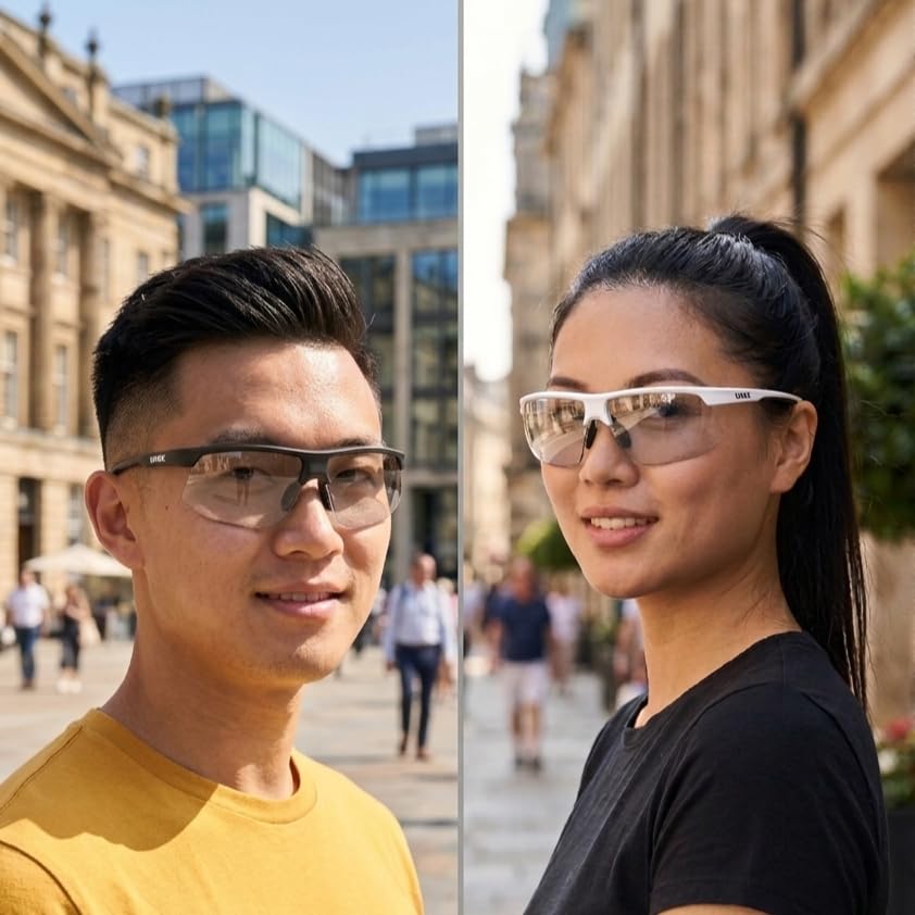 Sports for Aerios Black Matte [Uvex] Sunglasses, Photochromic, Anti-Fog, Running/Cycling/Outdoor Use, V,