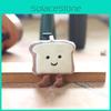 Plush Toast Bread Character Stuffed Doll Keychain For Bookbags Collectors And