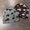 Rocket Planet Fall Winter Knit Wool Hat High Top Design Style Outdoor Casual