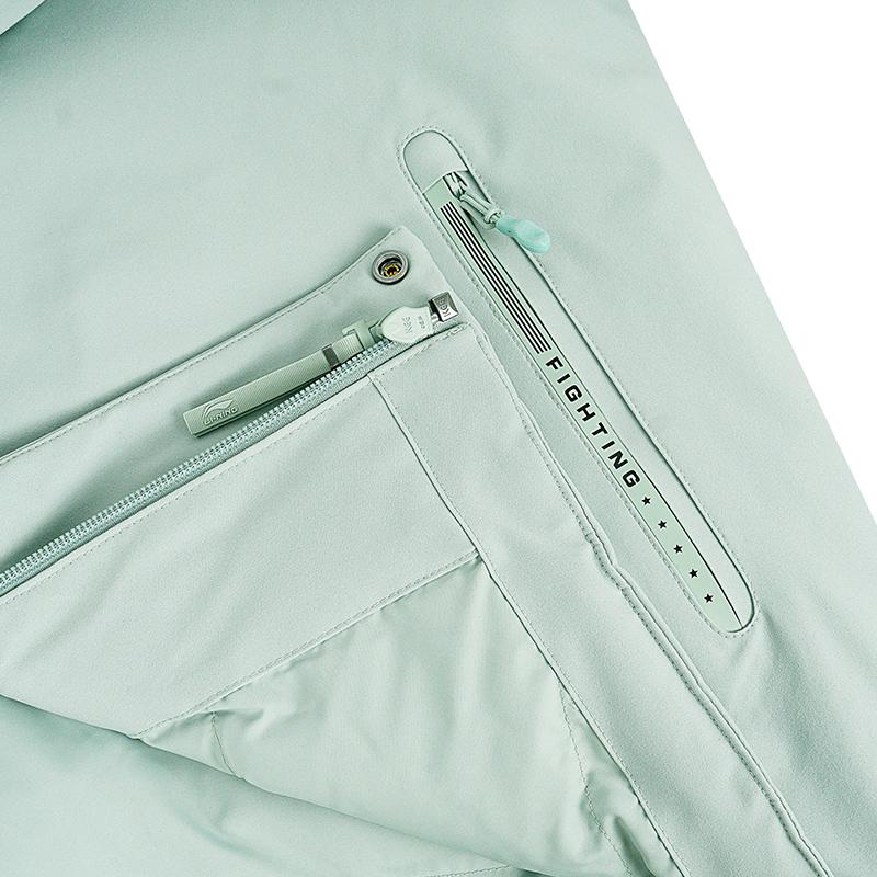 Li-Ning 2025 New Table Tennis Series Short Cotton Jacket Unisex Jacket Gray Green AJMV155-2