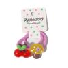 Korean Girls' Sweet Fruit Hair Bands - Gentle Rubber Bands for Kids, Colorful Cartoon Hair Accessories.