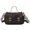 Small bag women's new fashion diamond one-shoulder messenger bag wide shoulder strap small square bag trendy one