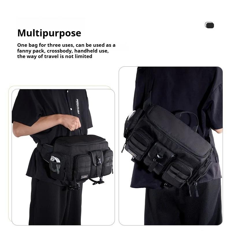 SLR Camera Bag Men'S Fanny Pack Micro-Single Portable Professional Camera Bag Crossbody Waterproof Storage Bag