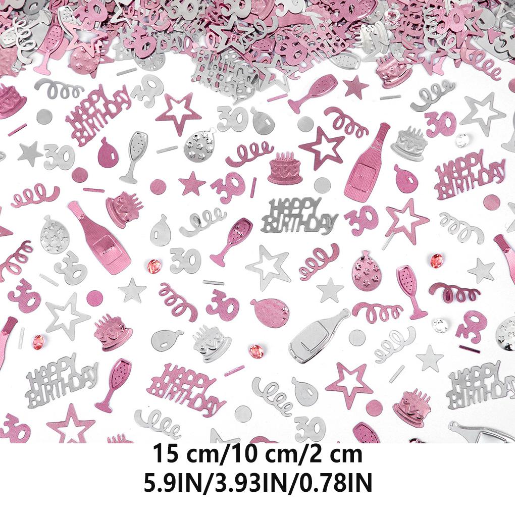 Geburtstagskonfetti Glitzerballon Kuchen Pailletten Elegantes Design Schöne Partyartikel Feier Schmuck Festival Dekoration