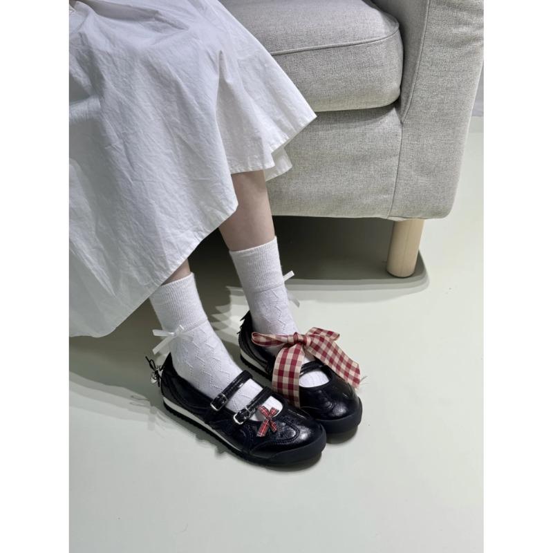 

Туфли Мэри Джейн с бантом Женские летние балетки Туфли на плоской подошве 35