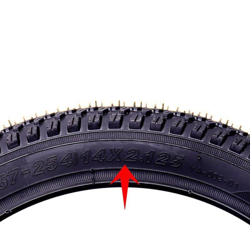 Mountain Bike & Stroller Tires 12-26 Inch, 1.75-2.125