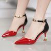 Women Cute Sweet Multi Color High Quality Pointed Toe Stiletto Heel Shoes Lady Fashion Sexy Party Club Heel Shoe Ab496