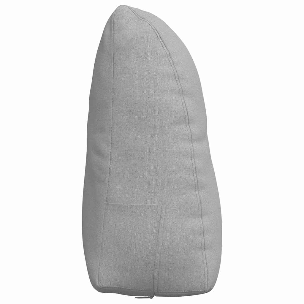 Back Cushion Cloud Grey 60 X 24 X 50 Cm Fabric