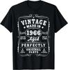 Vintage 60 Birthday Decorations Men 60yr 1966 60th Birthday Gift Unisex T-Shirt