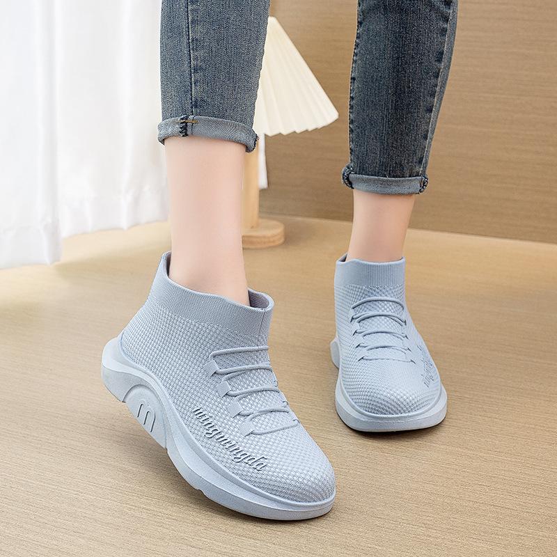 Kurze Röhre Mode wasserdichte Schuhe Damen Gummischuhe Küche Arbeit Regenstiefel Anti-Rutsch-Überschuhe Outwear Schuhe
