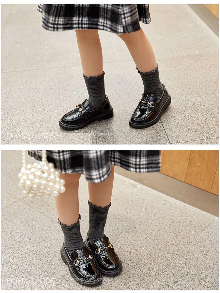 Mädchen Retro Lackleder Slipper - Koreanischer Stil Frühling & Herbst Prinzessin Auftrittsschuhe