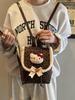 Children's Retro Leopard Print Cartoon Backpack for Girls 2025 - Cute Kitten Design Small Backpack