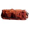 Real Brown Leather Duffle Bag Sports Gym Bag weekend Travel chokor Luggage
