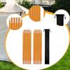2x Tent Poles Accessories Awning Frame Ultralight 8.5mm Thick Folding Supporting Rods Aluminium