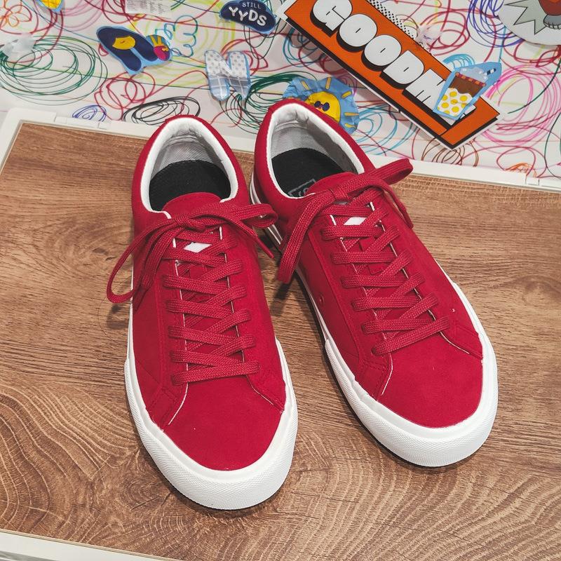 Farblich passende Canvas-Schuhe Herren Cashewblüte Low-Top Board Schuhe Retro Mandarinente Paarschuhe