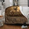Football Messi Personalized Text Blanket Multi-purpose Customizable Blanket Ultra-Soft Versatile for Seaside Home Decor Bed Livingroom