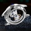 AILANG New Automatic Skeleton Mechanical Watch Men Korean Fashion Waterproof Men's Mechanical Watch