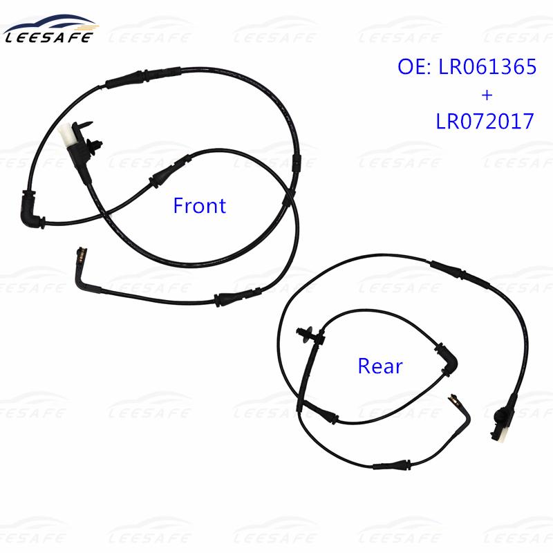 Front+Rear Axle Brake Pad Wear Sensor LR061365 + LR061394 LR072544 for LAND ROVER Discovery Sport L550 Brake Line Replacement