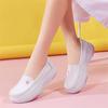Women Walking Shoes Sneakers Comfortable Breathable Nurse White Slip-On Shoes Lightweight Female Platform Flats Footwear Casual