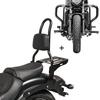 Sissybar-Set für Kawasaki Vulcan S / Café 15-25 + Motorschutz Craftride RH12-3