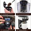 10/6/4pcs Reusable Capsule Cups Refillable Coffee Filters Cups Stainless Steel Mesh Leak-Proof Single Cup Coffee Filters