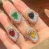 Jewelry Ring Jewelry Color Treasure Red Corundum Premium Light Luxury Ladies Goods