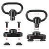 1,25" QD úchyt pro popruh Heavy Duty Rychloupínací otočné prvky s tlačítkem pro dvobodový popruh Otočné o 360° Snadná montáž QD popruh