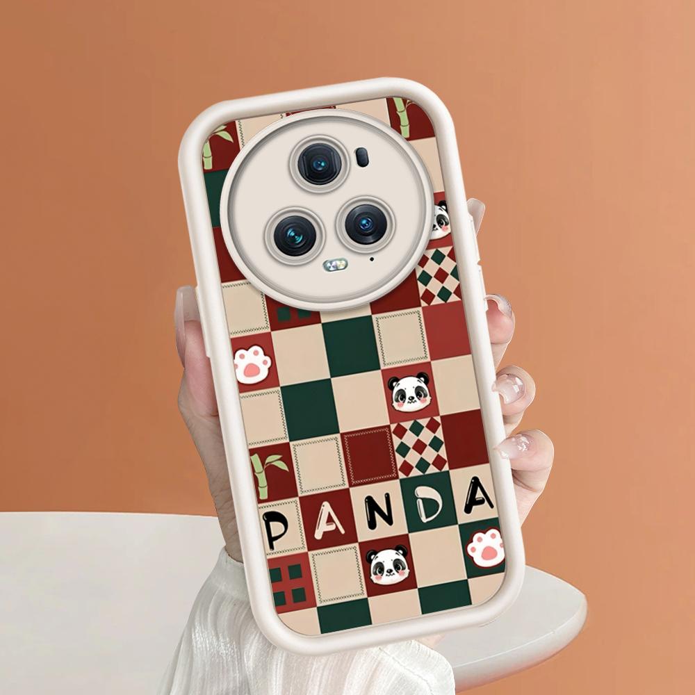 Coque de téléphone en Silicone souple, motif d'impression d'échelle carrée, couverture complète d'appareil photo, Protection antichoc, étui en caoutchouc pour Huawei Honor