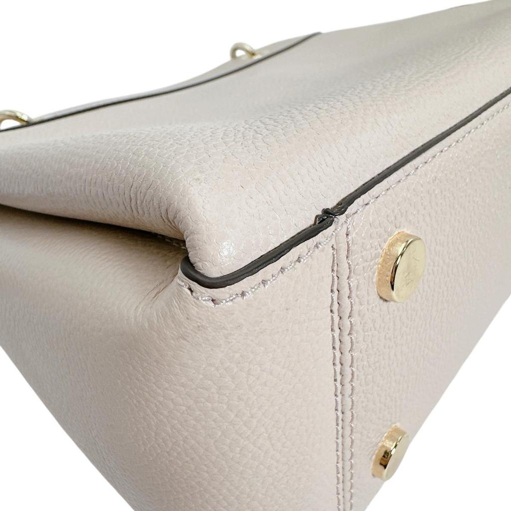 Michael Kors Shoulder Bag Handbag Cowhide Pink Beige Women Used