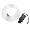 Fiber Optic Star Ceiling Light 12W Bluetooth App Control Sound Activated RGBW Fiber Optic Light for Car Home EU Plug