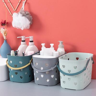 Nordic Color Portable Plastic Bath Storage Basket