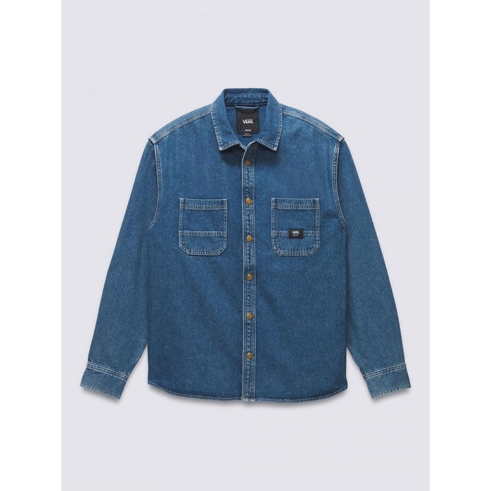 

Vans Рубашка Steven Denim Woven с длинным рукавом Vn000hntahu1 L
