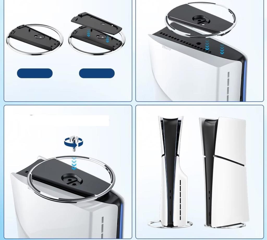 Support Support vertical avec cache pour PlayStation 5 PS5 FAT / Slim / Pro