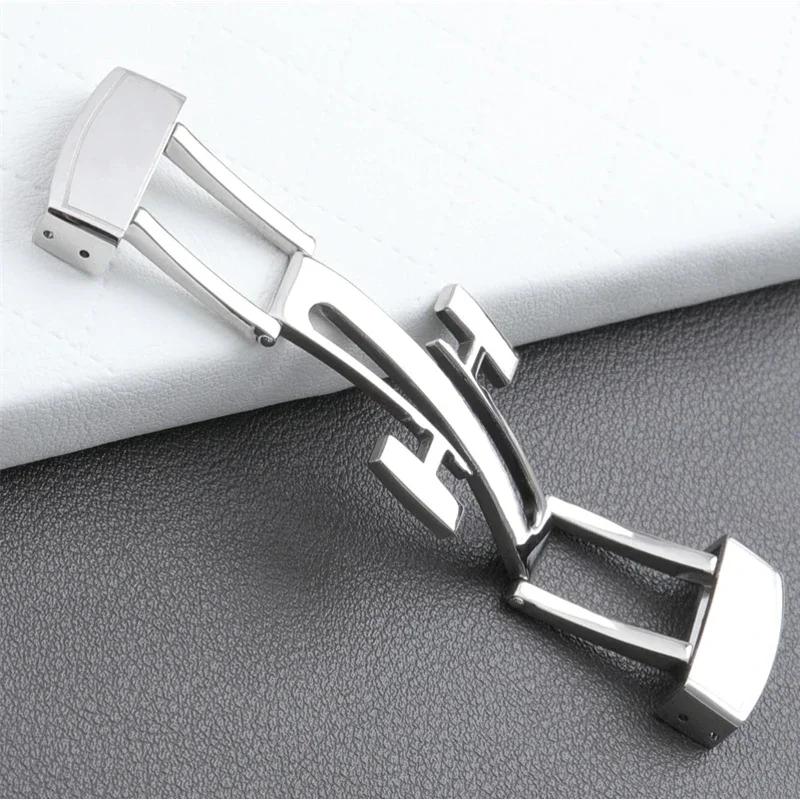 316L Stainless Steel Folding Buckle For Patek Strap For Philippe Butterfly Clasp PP Quality Deployment Button 18mm