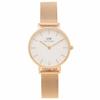 Daniel Wellington Petite 28mm Unisex Quartz Watch for Men and Women, Rose Gold (DW00600219)