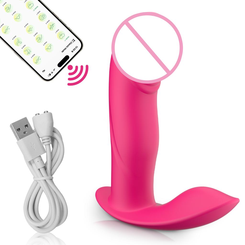 APP Control Wearable Dildo Vibrator for Women Clitoris Stimulator G-Spot Massager Female Anal Butt Plug Vibrating Adult Sex Toys