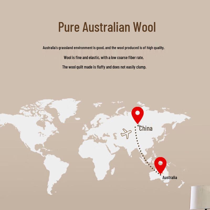 Fuanna All-Season Australian Wool Quilt