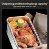 316 Stainless Steel Food Storage Container Set, Airtight Leakproof Kitchen Organizer with Lids, Large Capacity Bento Box