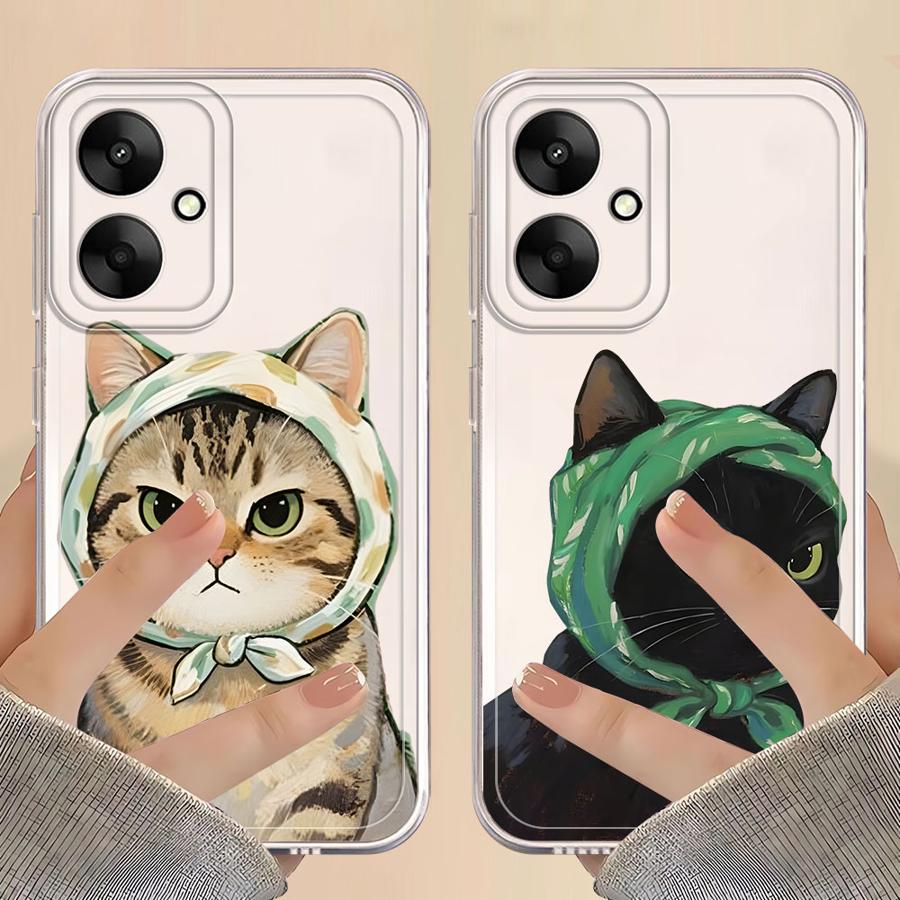 Case for Xiaomi Mi 11T Pro 11 Lite Soft Phone Cover Cartoon Cat