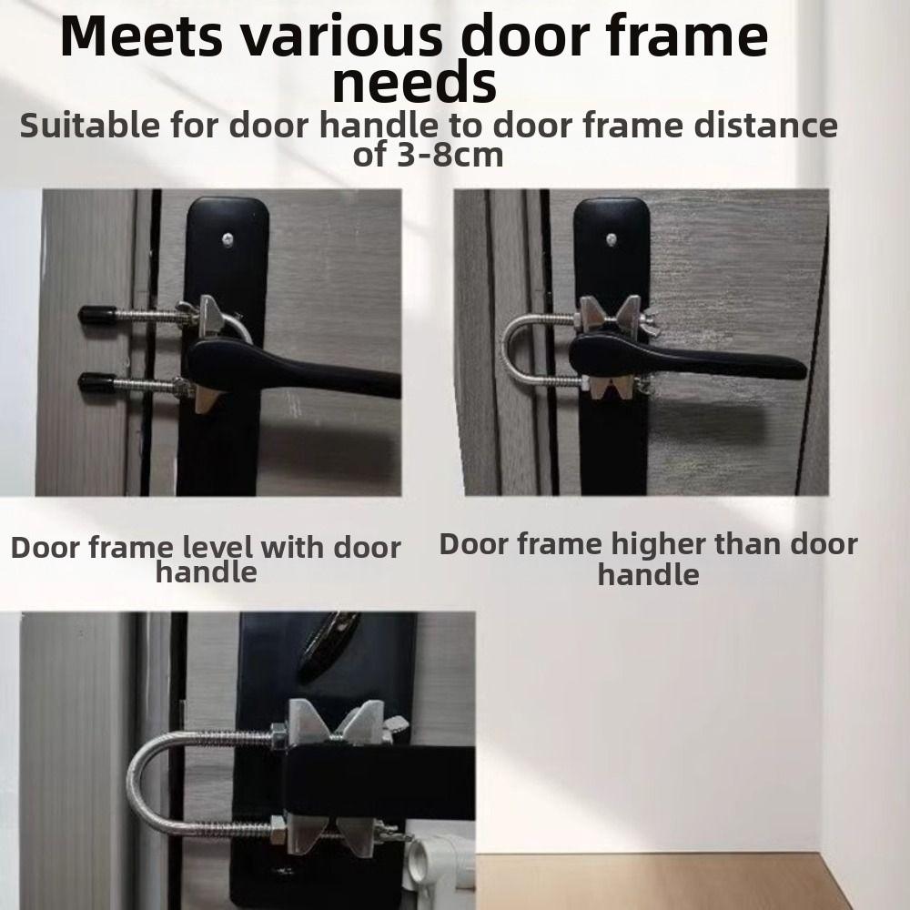 Adjustable Anti-theft Door Lock Anti-pry Hotel Door Lock Durable Toddler Proof Locks Travel Use