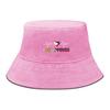 Bucket Hat With Heart Waves Philippine Flag Print , Patriotic Women's Hat Casual Candy Color Fit Beach Hat