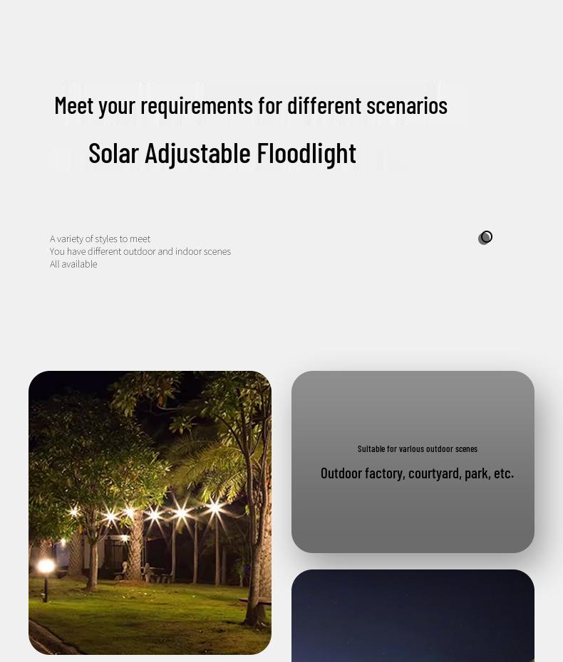 Foldable Solar LED Floodlight with Motion Sensor - Ultra-Bright Outdoor Courtyard Wall Light