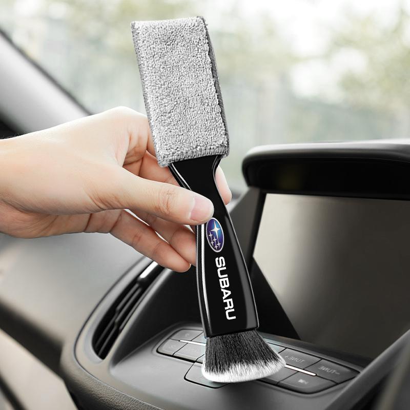 Car Air Conditioner Vent Cleaning Brush Auto Accessories For Subaru Forester SG5 SH SJ Impreza XV Legacy Outback WRX STI GC8 Tribeca