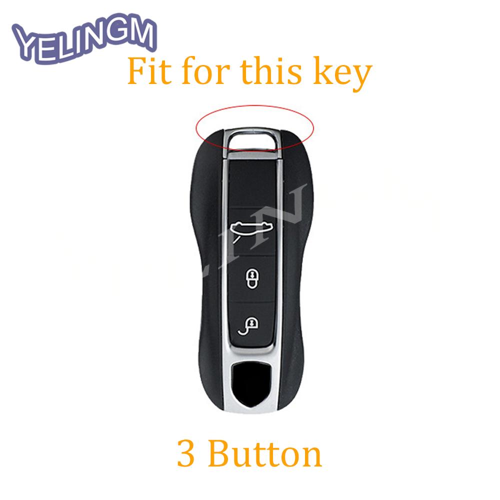 TPU Shell Fob For Porsche Cayenne 958 911 Lepin 996 Macan Boxster Panamera 997 944 924 Panamera 718 971 9YA Car Key Case Cover