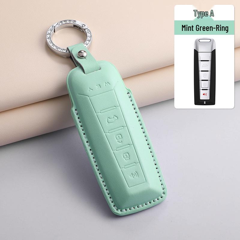 Great Wall Wey Blue Mountain Sheepskin 3D Key Fob Cover